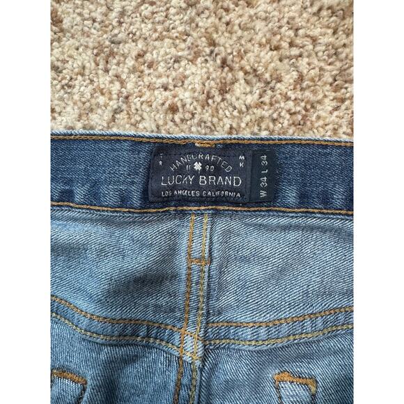 Lucky Brand Men's Blue Denim Jeans size 34 X 34; 121 Heritage Slim - Picture 3 of 11